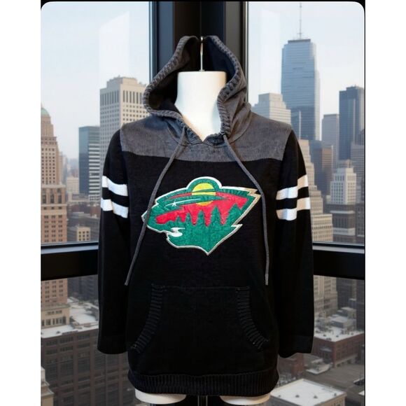 NWOT Unisex NHL MN Wild Hockey Sweater Hoodie Size Medium - Picture 1 of 6